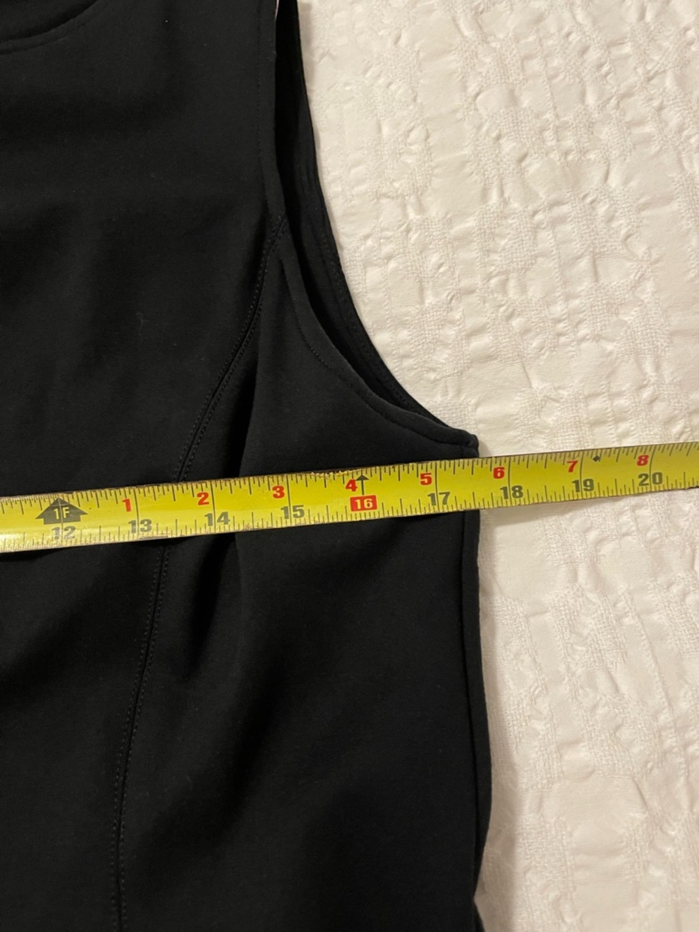 Spanx Size L The Perfect Fit & Flare Black Ponte Sleeveless skater Dress 20381R - Picture 7 of 10